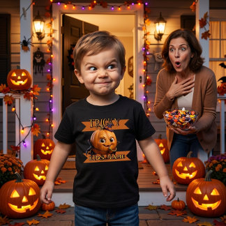 T-shirt Pour Les Tous Petits Chemise de Halloween pour enfants avec nom personn