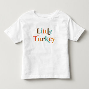 T-shirt Pour Les Tous Petits Chemise de petit dindon de Thanksgiving