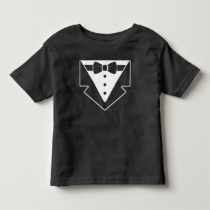 T-shirt Pour Les Tous Petits Chemise de smoking pour tout-petit Dapper Little D