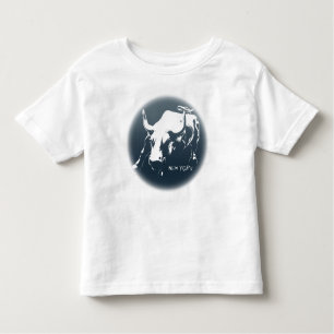 T-shirt Pour Les Tous Petits Chemise de souvenir de la chemise NYC Taureau de