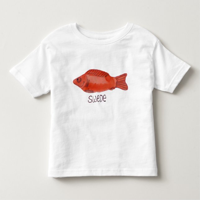 T-shirt Pour Les Tous Petits Chemise de Suédois (Devant)
