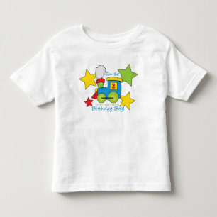 T-shirt Pour Les Tous Petits Chemise de train Boy 2e anniversaire