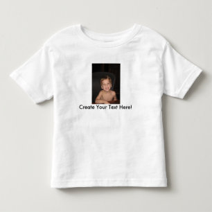 T-shirt Pour Les Tous Petits Chemise d'enfant en bas âge avec l'image et le