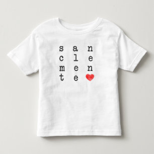 T-shirt Pour Les Tous Petits Chemise d'enfant en bas âge de San Clemente <3