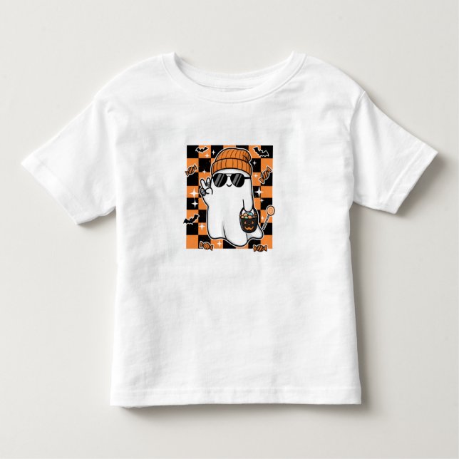 T-shirt Pour Les Tous Petits Chemise d'Halloween pour garçonnet (Devant)