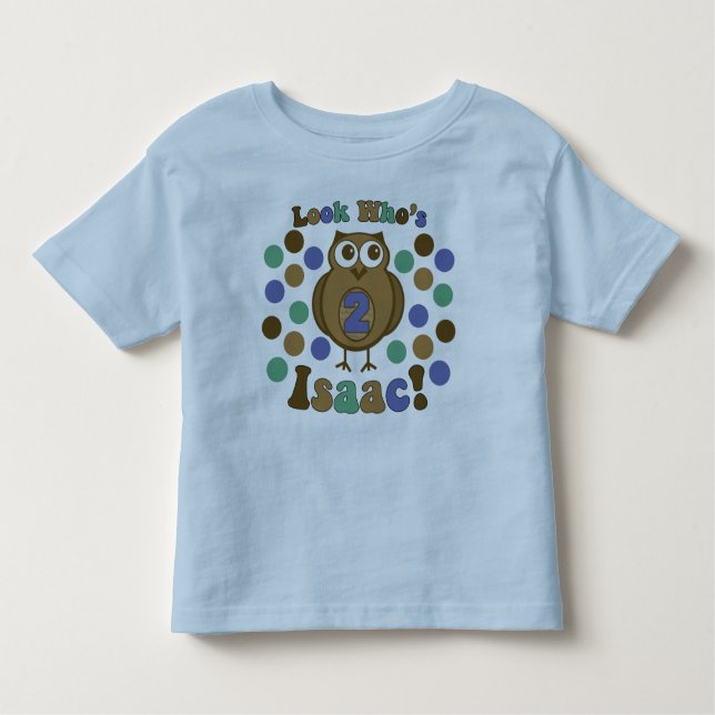 T-shirt Pour Les Tous Petits Chemise d'Isaac pour le 2ème anniversaire (Devant)