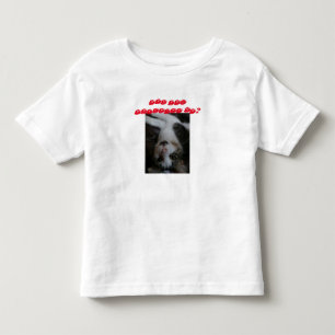 T-shirt Pour Les Tous Petits Chemise drôle de chat d'enfant en bas âge (texte