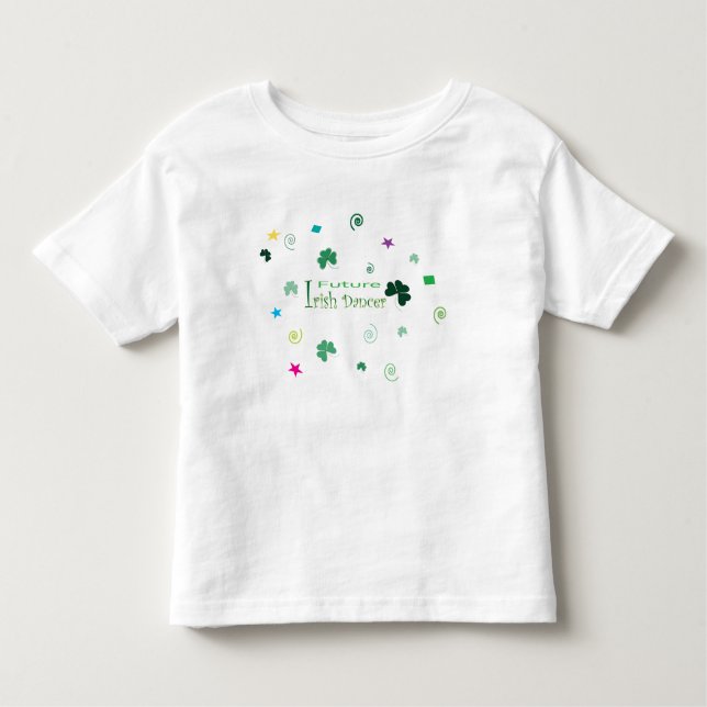 T-shirt Pour Les Tous Petits Chemise du futur danseur irlandais (Devant)