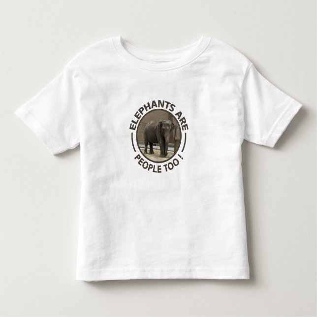T-shirt Pour Les Tous Petits Chemise ELEPHANTS - choisir le style (Devant)