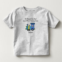 Chemise faite sur commande de train d'anniversaire