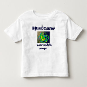 T-shirt Pour Les Tous Petits Chemise faite sur commande d'ouragan