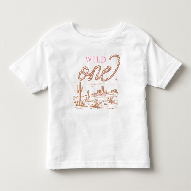 T-shirt Pour Les Tous Petits Chemise fille-fille sauvage (Devant)