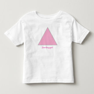 T-shirt Pour Les Tous Petits Chemise fille fraise