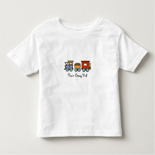 T-shirt Pour Les Tous Petits Chemise folle d'enfant de train - Gumballs et
