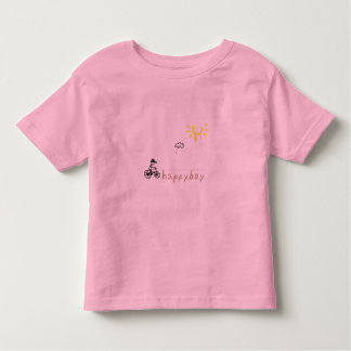T-shirt Pour Les Tous Petits chemise garçon heureuse