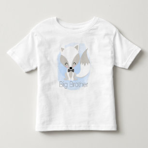 T-shirt Pour Les Tous Petits Chemise Grand Frère Renard Mignon