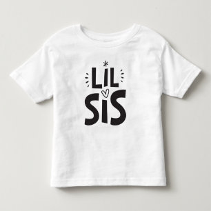 T-shirt Pour Les Tous Petits CHEMISE LIL SIS moderne gras drôle de type scandi