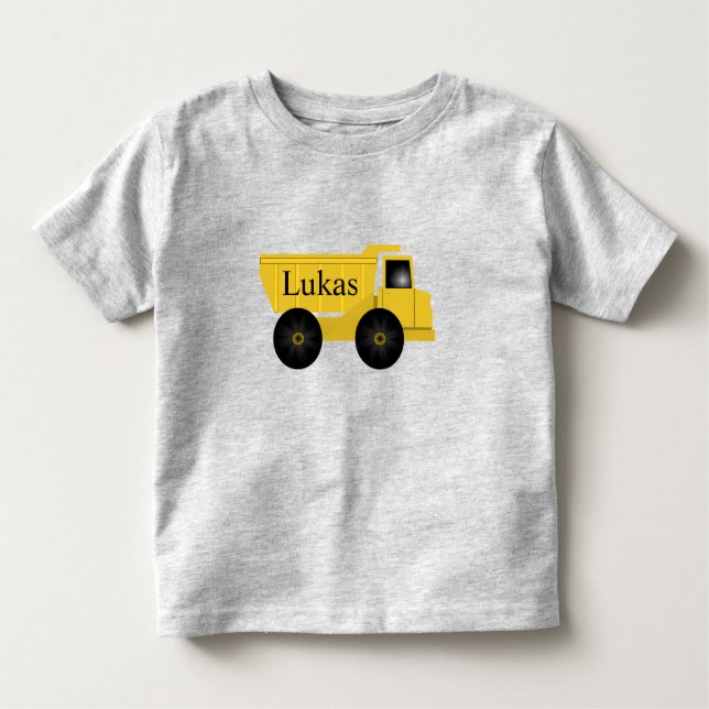 T-shirt Pour Les Tous Petits Chemise Lukas pour Camion-Camion personnalisée (Devant)