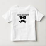 T-shirt Pour Les Tous Petits Chemise Mariage de sécurité Bling & Bride<br><div class="desc">Donnez aux petits la meilleure position pour la fête de mariage. La sécurité de la défense ! Chemise amusante et idée cadeau</div>