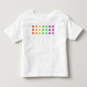 T-shirt Pour Les Tous Petits Chemise mignonne d'ours d'arc-en-ciel pour des