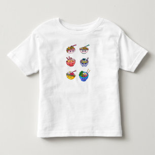 T-shirt Pour Les Tous Petits Chemise Nouilles, Sweat-shirt Ramen Riz, Chemise N