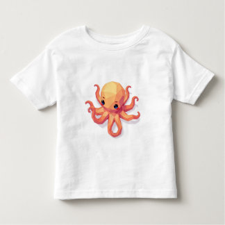 T-shirt Pour Les Tous Petits Chemise Octopus