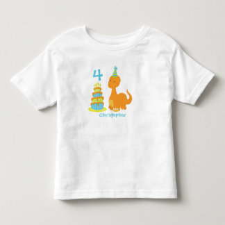 T-shirt Pour Les Tous Petits Chemise personnalisée pour l'anniversaire de Dinos