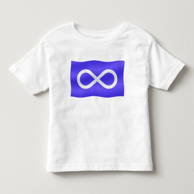 T-shirt Pour Les Tous Petits Chemise pour bébé, drapeau des Métis Première nati (Devant)