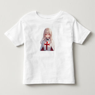 T-shirt Pour Les Tous Petits Chemise pour tout-petit Chevalier Templier Fille