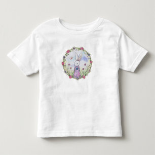 T-shirt Pour Les Tous Petits Chemise pour tout-petit de lapin de Pâques mignon