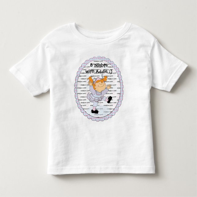 T-shirt Pour Les Tous Petits Chemise pour tout-petit "Hanukkah Joyeux" (Devant)
