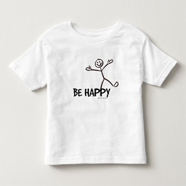 T-SHIRT POUR LES TOUS PETITS CHEMISE POUR TOUT-PETIT PERSONNAGE BÂTONNET ÊTRE H (Devant)