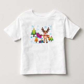 T-shirt Pour Les Tous Petits Chemise Reindeer de Noël pour enfants