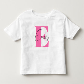 T-shirt Pour Les Tous Petits Chemise Scolaire pour Fille, Chemise Personnalisée