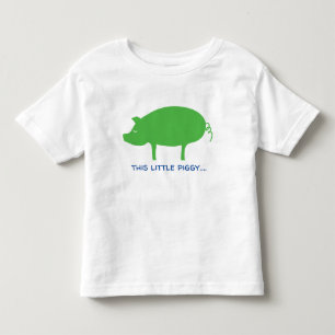 T-shirt Pour Les Tous Petits Chemise This Little Piggy