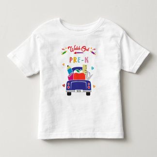 T-shirt Pour Les Tous Petits Chemise Watch Out Pre-K pour enfants