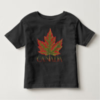 Chemises Canada Baby Automne Canada Chemise Feuill