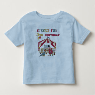 T-shirt Pour Les Tous Petits Chemises et cadeaux Circus 5th Birthday