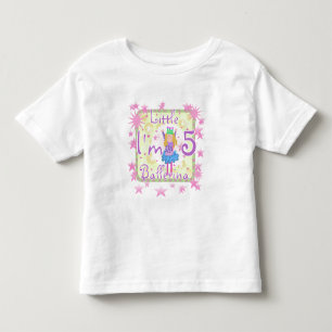 T-shirt Pour Les Tous Petits Chemises et cadeaux de la 5e année de Ballerina