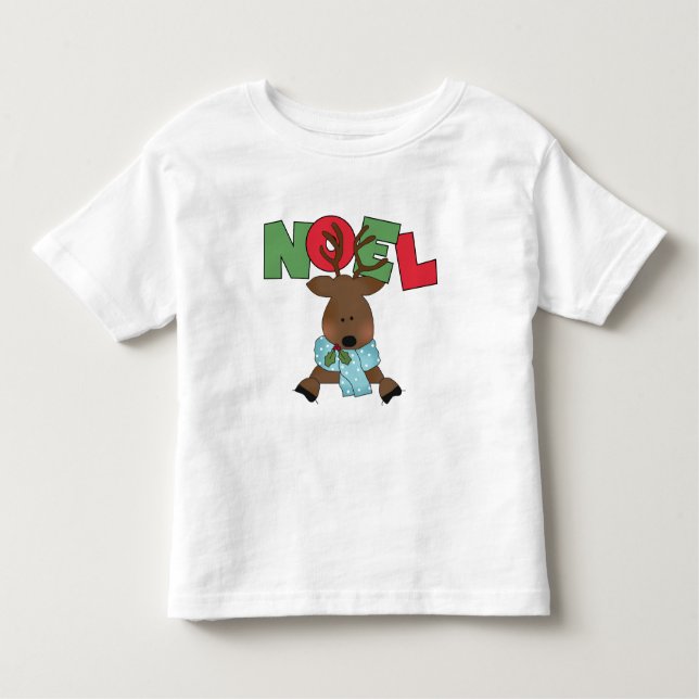 T-shirt Pour Les Tous Petits Chemises et cadeaux Reindeer Noel (Devant)