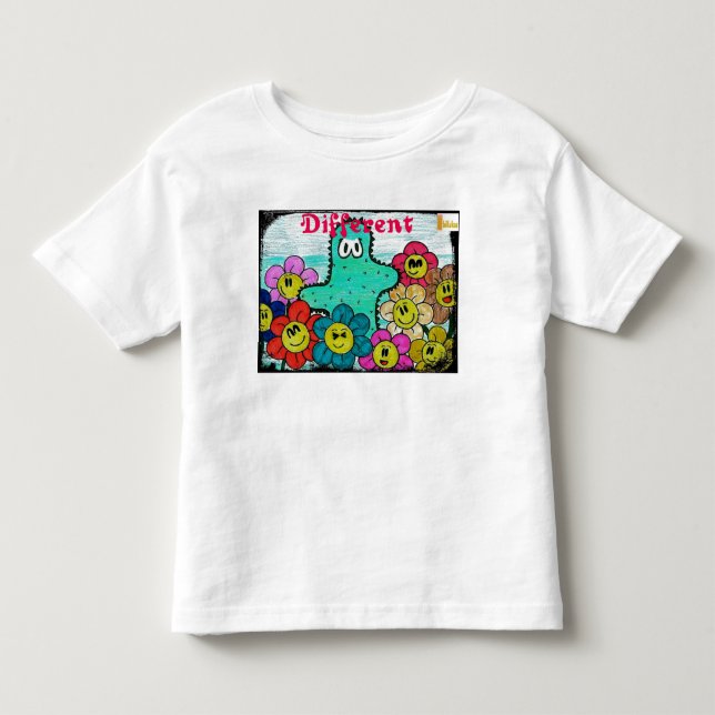 T-shirt Pour Les Tous Petits Chemisette enfant « Different " (Devant)