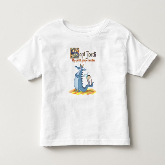 T-shirt Pour Les Tous Petits Chemisette Sant Jordi Enfant (Devant)