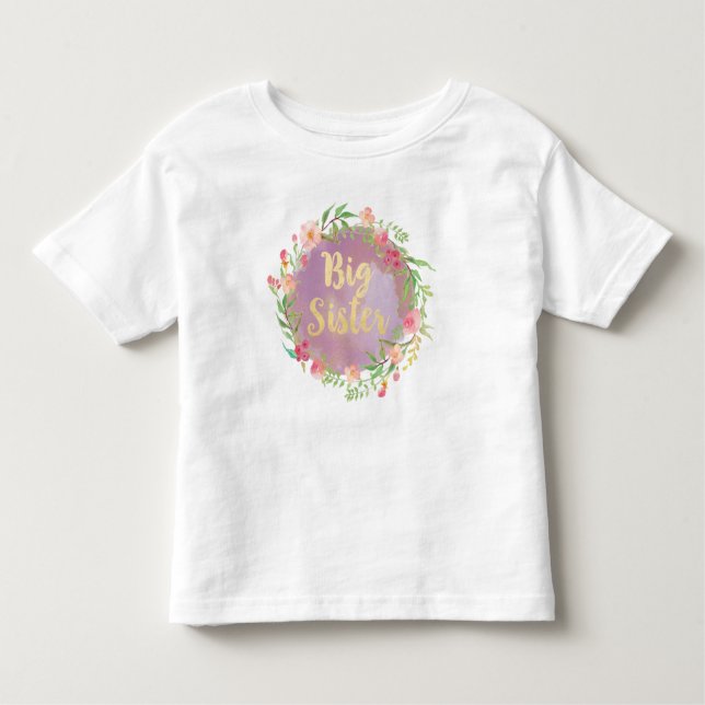 T-shirt Pour Les Tous Petits Chemisier de grande soeur (Devant)