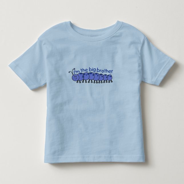 T-shirt Pour Les Tous Petits chenille_bigfrère (Devant)