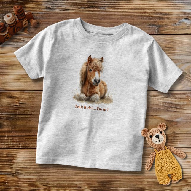 T-shirt Pour Les Tous Petits Cheval (Créateur téléchargé)