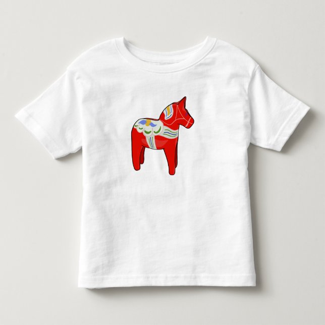 T-shirt Pour Les Tous Petits Cheval de Dalécarlie (Devant)