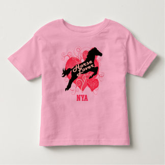 T-shirt Pour Les Tous Petits Cheval Lover Personnalisé Nya Customisé Chemise