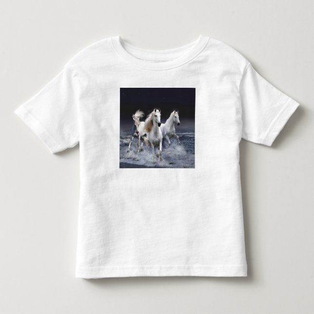 T-shirt Pour Les Tous Petits Chevaux à lancer l'oreiller (Devant)
