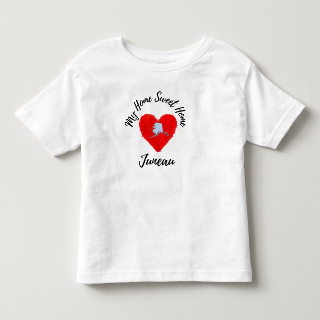 T-shirt Pour Les Tous Petits Chez moi Juneau (Devant)