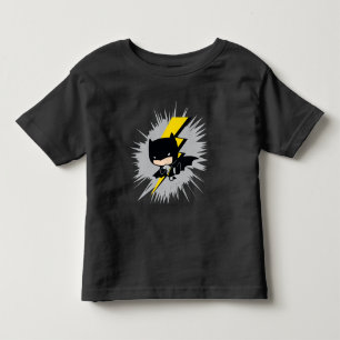 T-shirt Pour Les Tous Petits Chibi Batman Lightning Kick